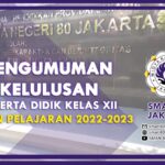 PENGUMUMAN KELULUSAN SISWA KELAS XII TAHUN PELAJARAN 2022-2023